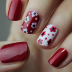 nail art, manicure, nails, nail polish, cuticles, red manicure, flower wallpaper, nature, red nail art, floral nail art, flower background, floral nails, flowers, fingernails, color, polish, beautiful flowers, woman, hand, nail spa, style, glamour, female, natural nails, elegant nails